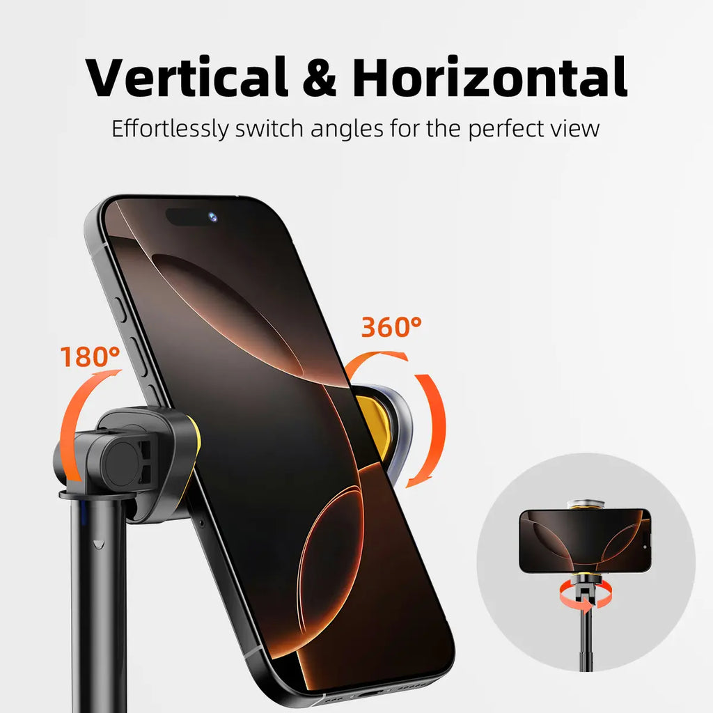 Weilisi 60" Phone Tripod, Tripod for Iphone & Portable Selfie Stick Tripod with Remote, Phone Tripod Stand for Video Recording, Travel Tripod for Cell Phone Tripod Compatible with Iphone 15/14/13/Android